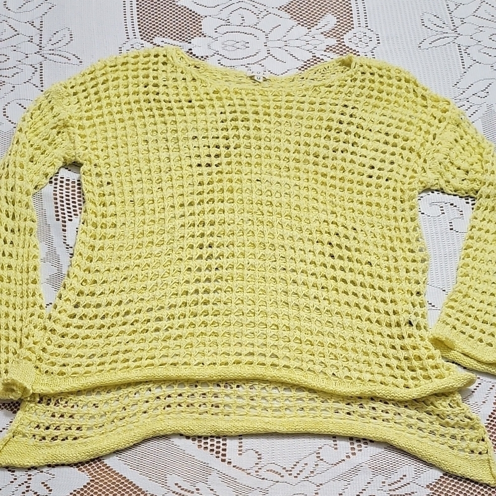 POL Yellow Women's Knit Sweater
